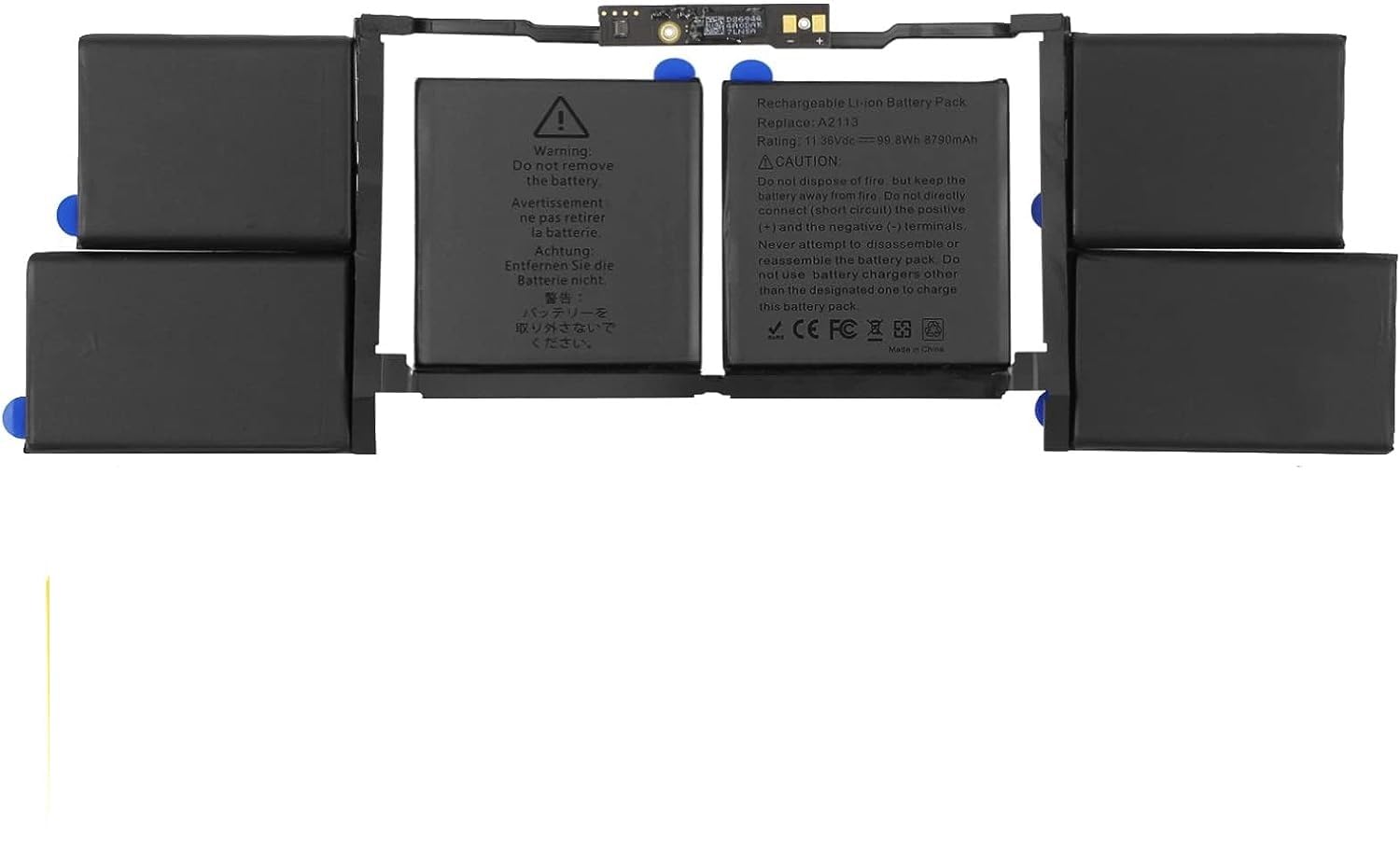 A2141 Battery Replacement, A2113 Battery for MacBook Pro 16 Inch